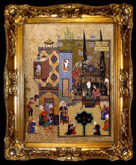 framed  unknow artist Solomon and the Queen of Sheba, ta009-2